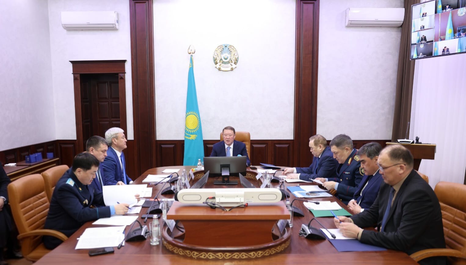 Под председательством акима Костанайской области Кумара Аксакалова состоялось очередное заседание регионального штаба по профилактике наркомании и противодействию наркопреступности