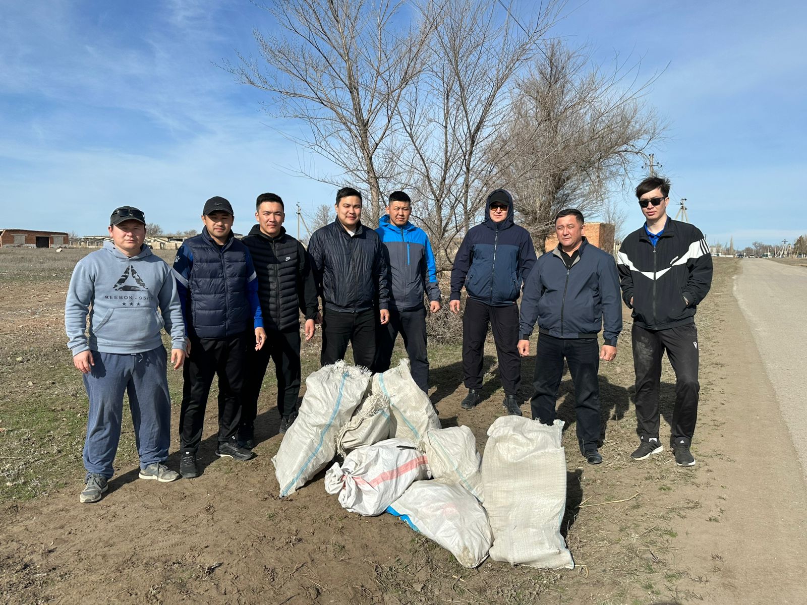Сарыжар ауылдық округ бойынша санитарлық тазарту жұмыстары жүргізілуде