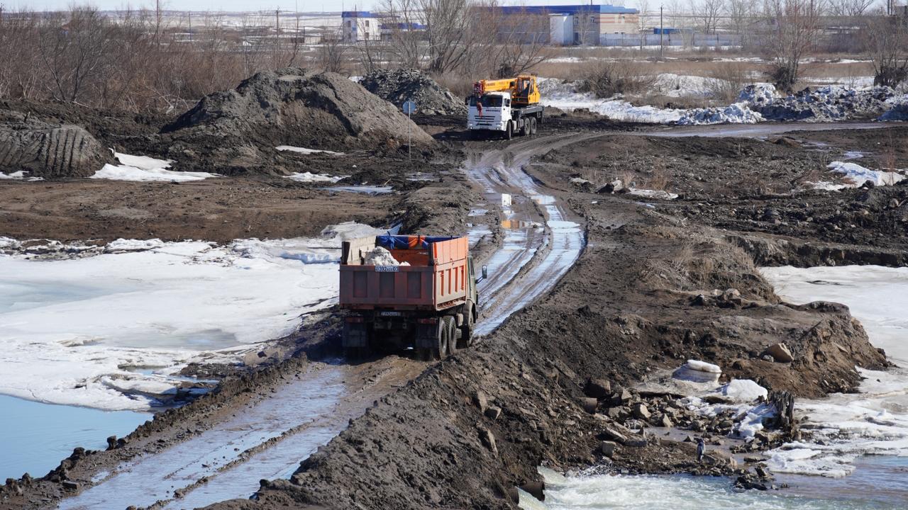 Атбасар ауданында су тасқыны кезеңіне дайындық жұмыстары аяқталуға жақын