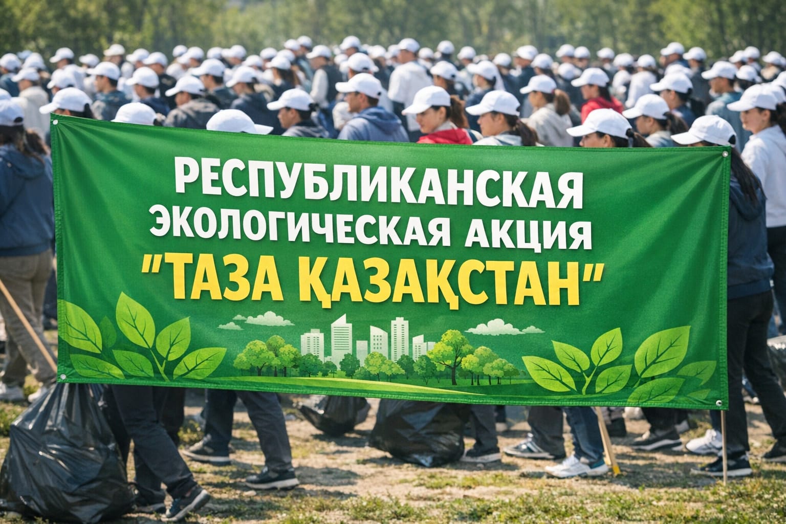 31 наурызда Атбасар қаласында "Таза Қазақстан"экологиялық акциясы өтті