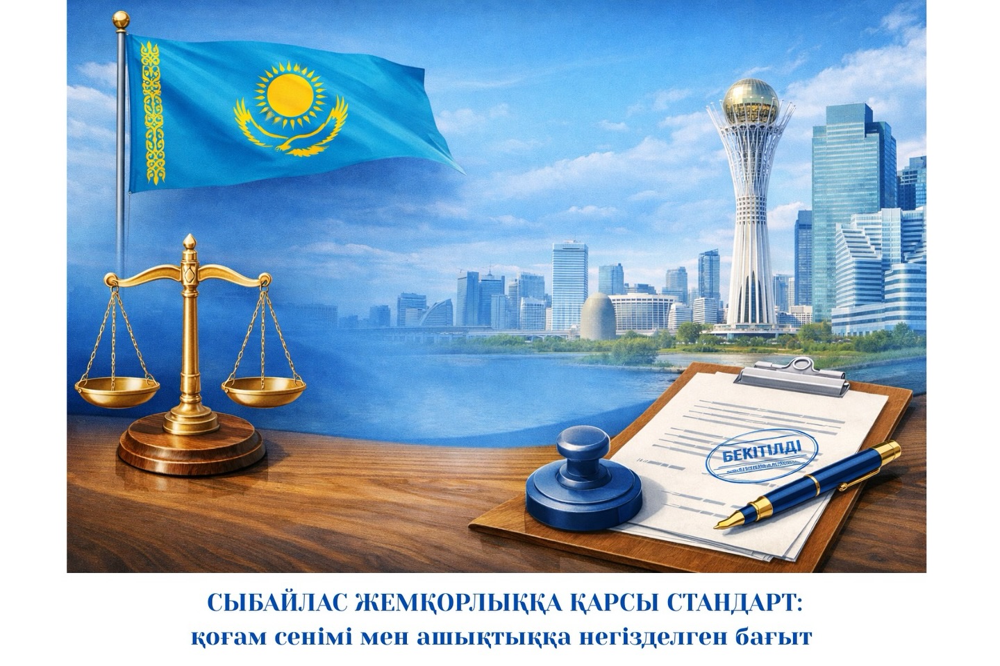 Сыбайлас жемқорлыққа қарсы стандарт: қоғам сенімі мен ашықтыққа негізделген бағыт