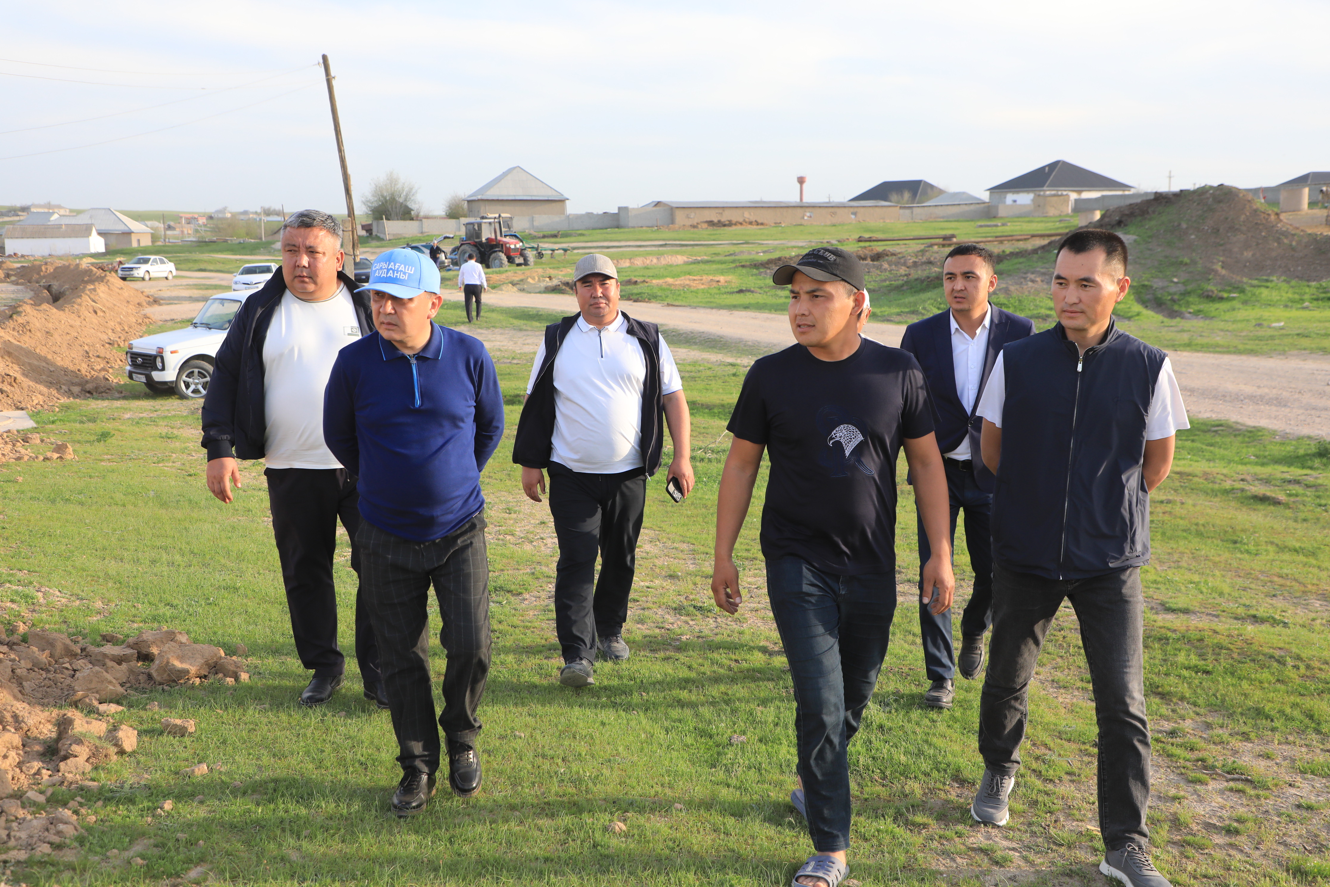 САРЫАГАШ: В ДАРБАЗИНСКОМ ОКРУГЕ ПРОВОДЯТСЯ РАБОТЫ ПО ПРОКЛАДКЕ ГАЗОПРОВОДА
