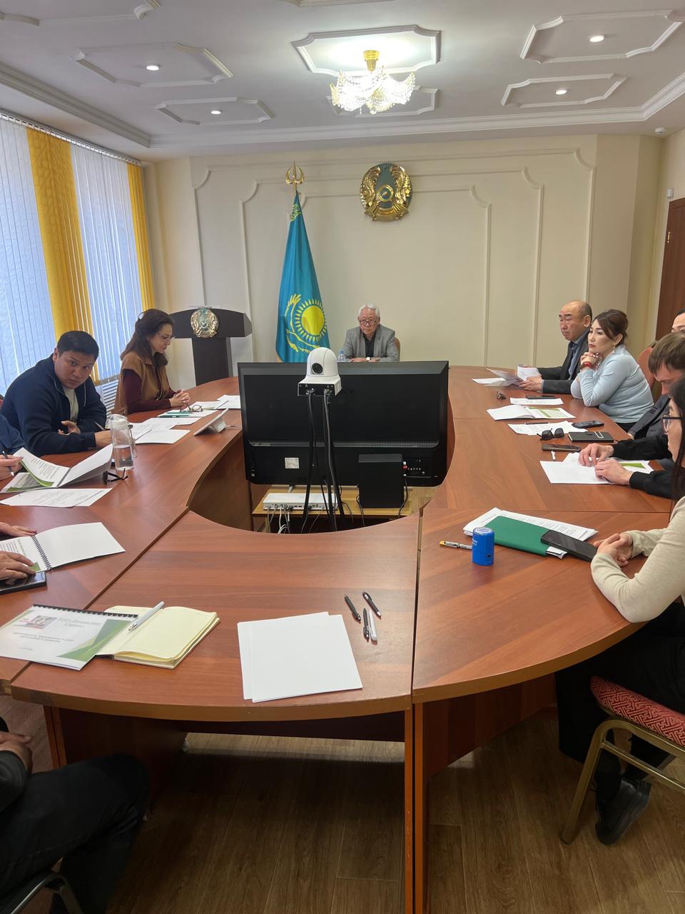 2026 жылдың 1 сәуірінде Б.А. Цайдың төрағалығымен Абай ауданының Қоғамдық кеңесінің отырысы өтті