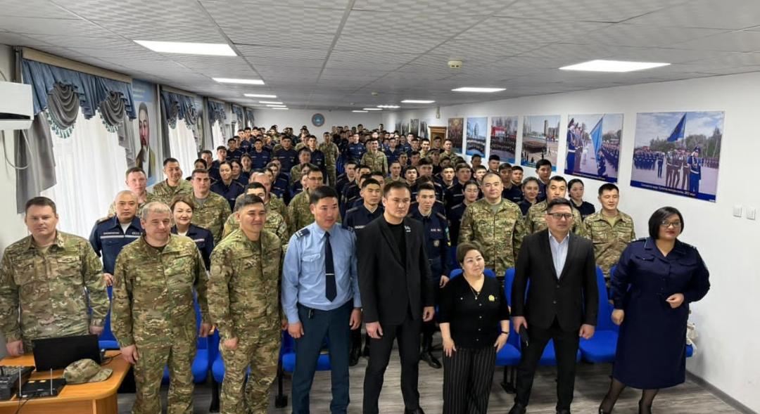 Курсантам разъяснили вред наркотиков в Кокшетау