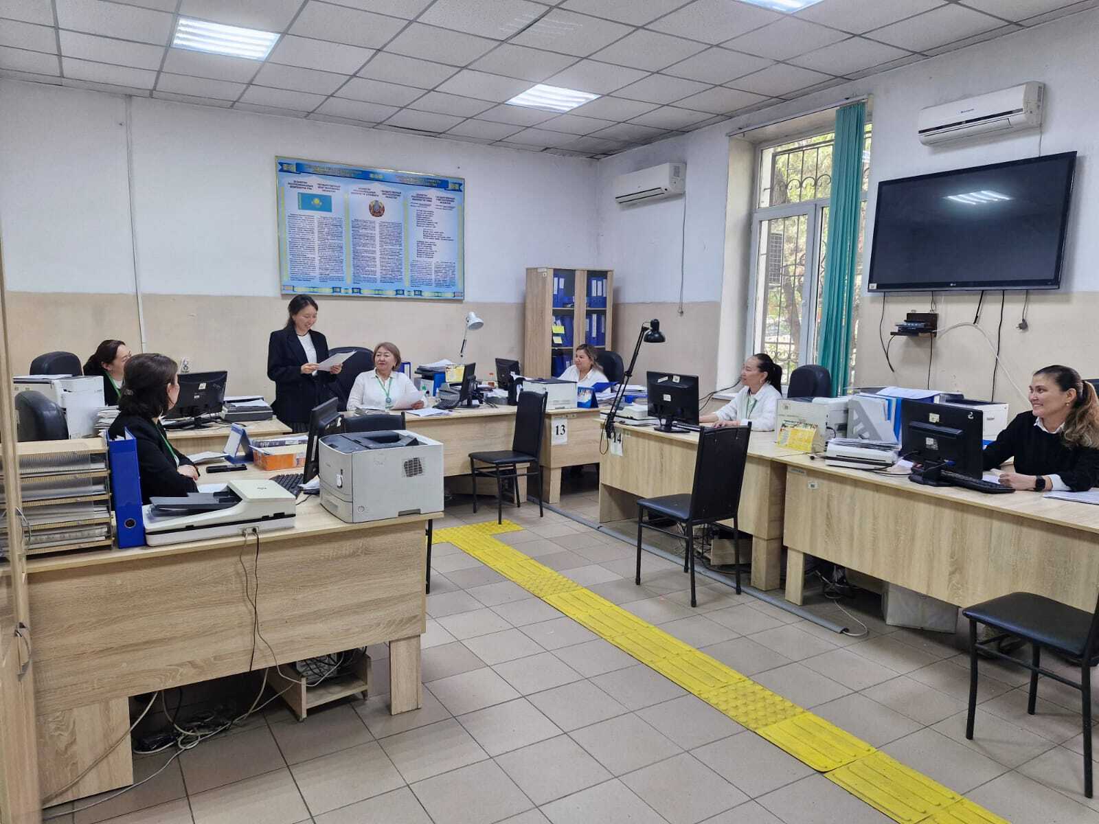 Іле аудандық бөлімшесінде зейнетақы және әлеуметтік төлемдерді тағайындау бойынша техникалық сабақ өткізілді