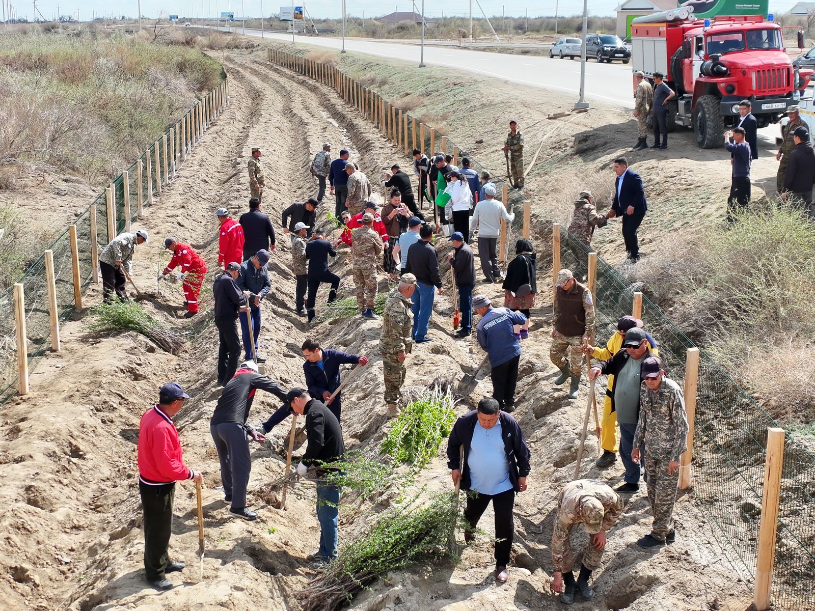 «ТАЗА ҚАЗАҚСТАН» АКЦИЯСЫ АЯСЫНДА ТАЛ ЕГУ ІС-ШАРАСЫ ӨТТІ