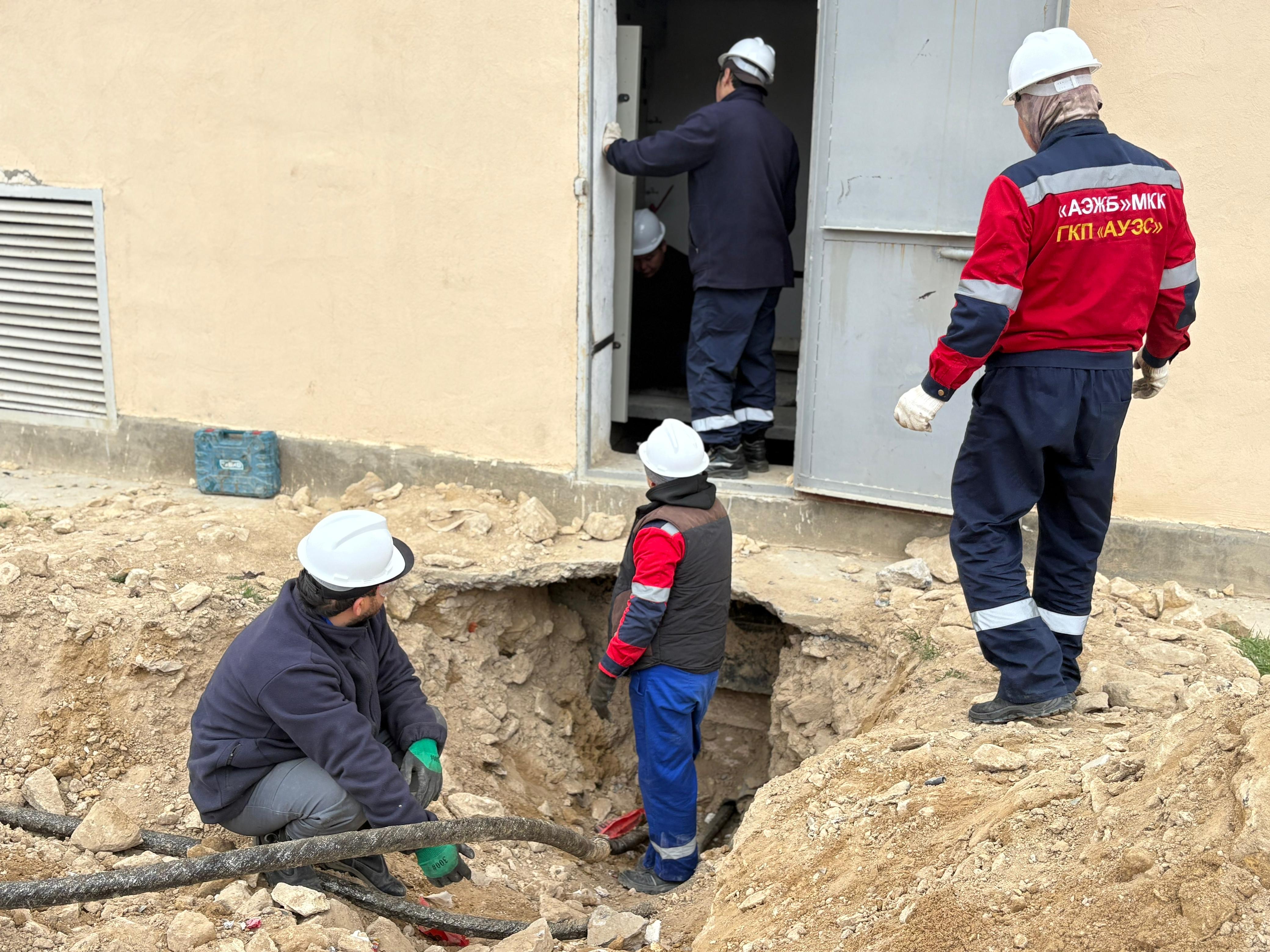 Ақтауда 33-шағын ауданда 500 метр электр желісі жаңартылды