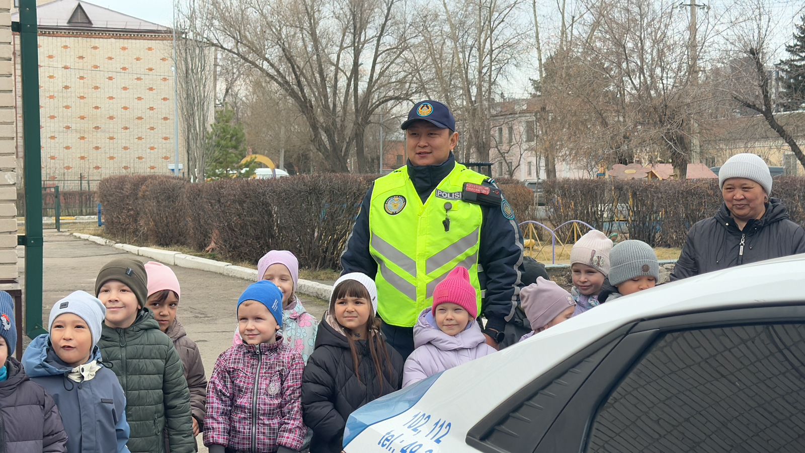 Білім — ойын арқылы: Петропавлда полицейлер балалармен кездесуде