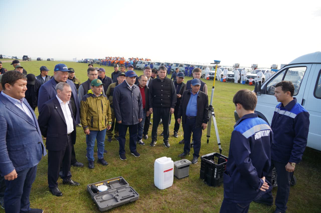 ТҮРКІСТАН ОБЛЫСЫНДА ШЕГІРТКЕГЕ ҚАРСЫ КҮРЕС КҮШЕЙДІ