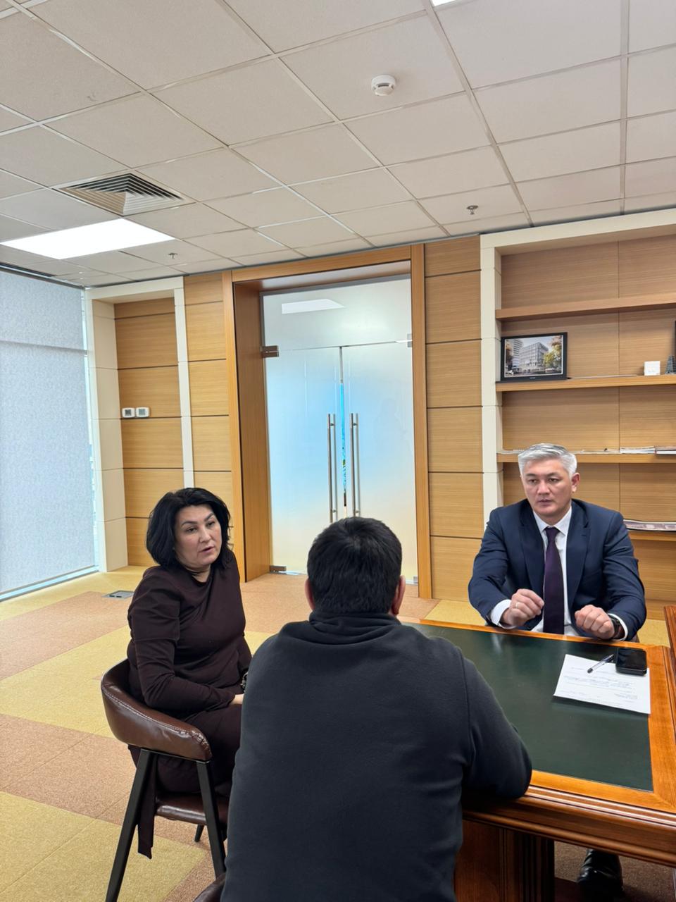 Басқарма басшысы жеке қабылдау өткізді