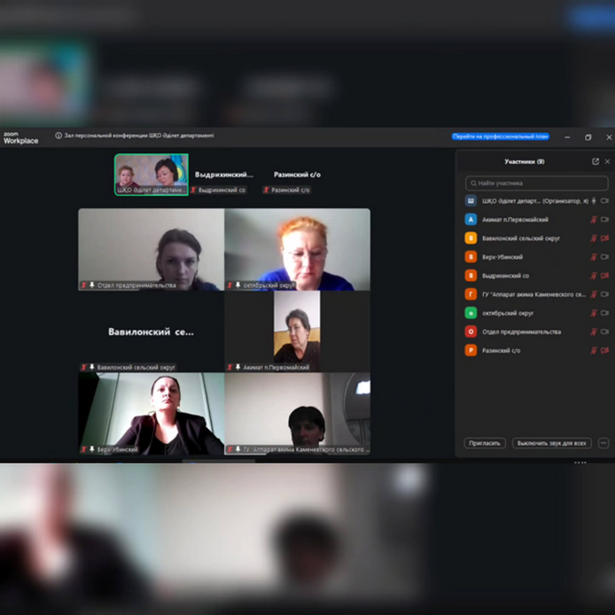 Шемонаиха ауданының кәсіпкерлік бөлімімен кездесу өткізілді