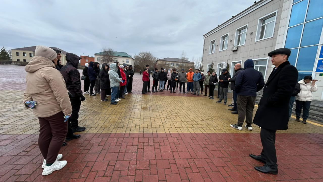 Сарыкөл кентінде сенбілік өтті