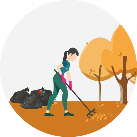 Бәріміз бірге тазалық жасап, айналамызды көркейтіп жатырмыз