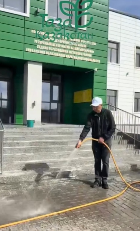 «Таза Қазақстан» экологиялық акциясы аясында Ы.Алтынсарин атындағы тірек мектеп (РО) жанындағы интернатының қатысуымен тазалық жұмыстары жүргізілді