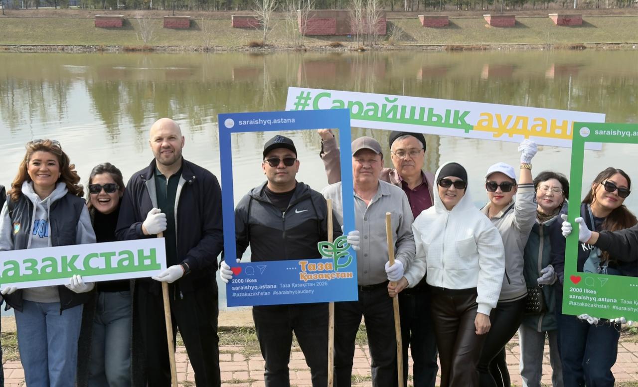 Астанада «Таза Қазақстан»: спортшылар экологиялық акцияға атсалысты