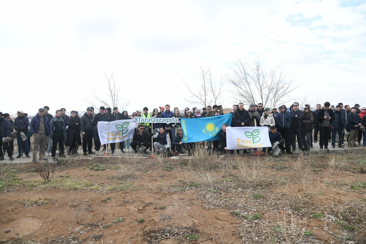 №1 Индустриялық парктің ірі кәсіпорындары «Таза Қазақстан» акциясына қатысты