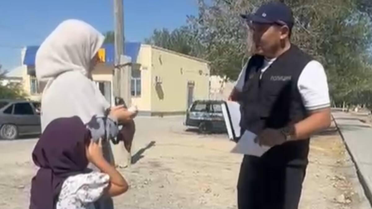 Түркістан облысында полиция бетті тұмшалауға тыйым салуға қатысты түсіндіру жұмыстары жүргізілуде