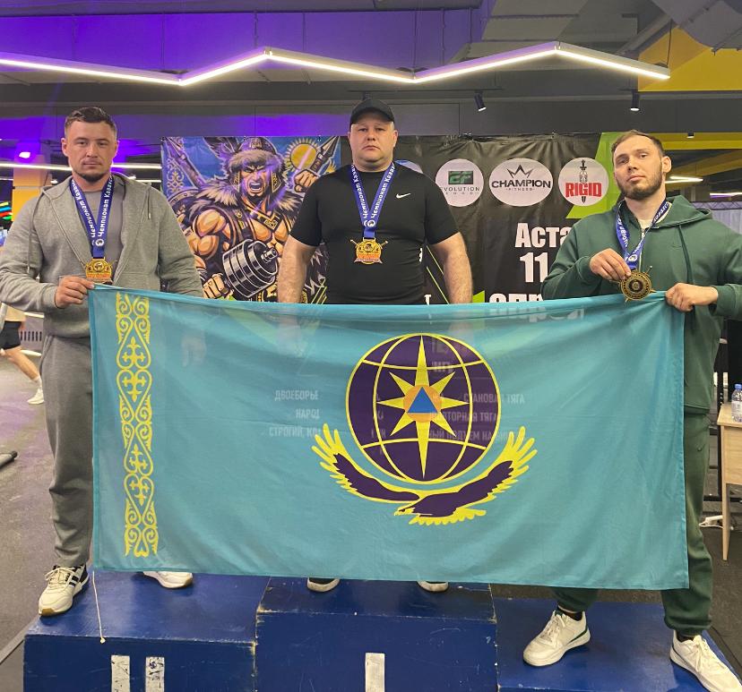 Карағандылық құтқарушы пауэрлифтингтен Қазақстан чемпионатында “BATYR POWER” турнирінде бірінші орын алды
