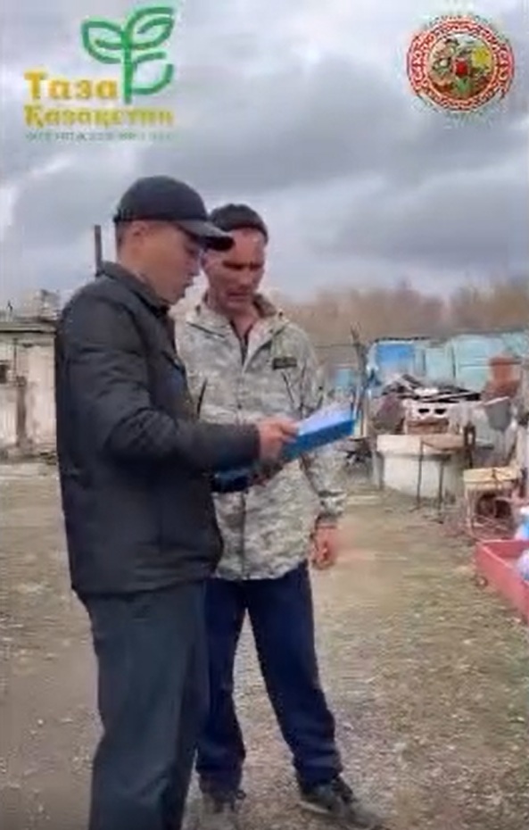 "Таза Қазақстан" экологиялық акциясы аясында Красная поляна ауылында тазалау жұмыстары жүргізілді