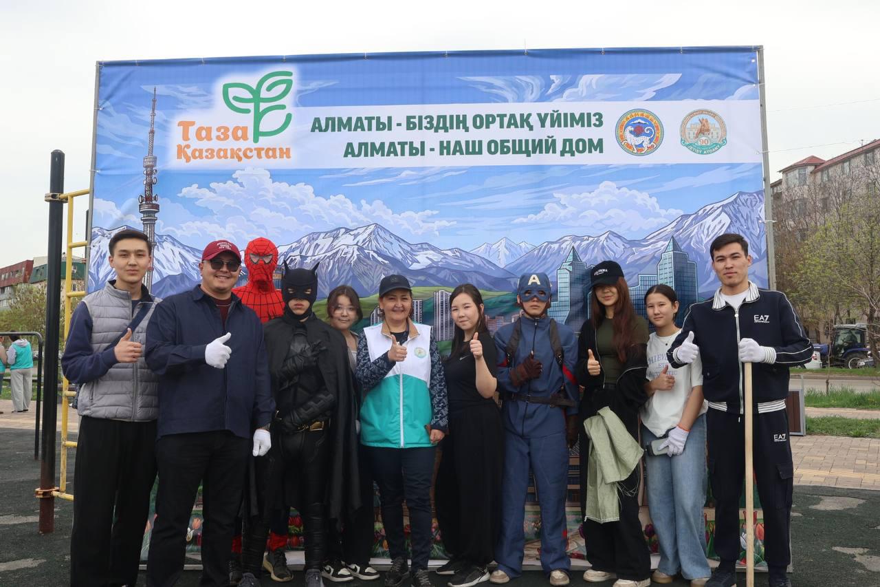 Көкжиек көркейе түсті: ауданда ауқымды сенбілік өтті