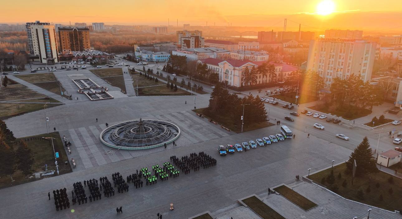 Абай облысы Полиция департаментінде гарнизондық таралым өтті