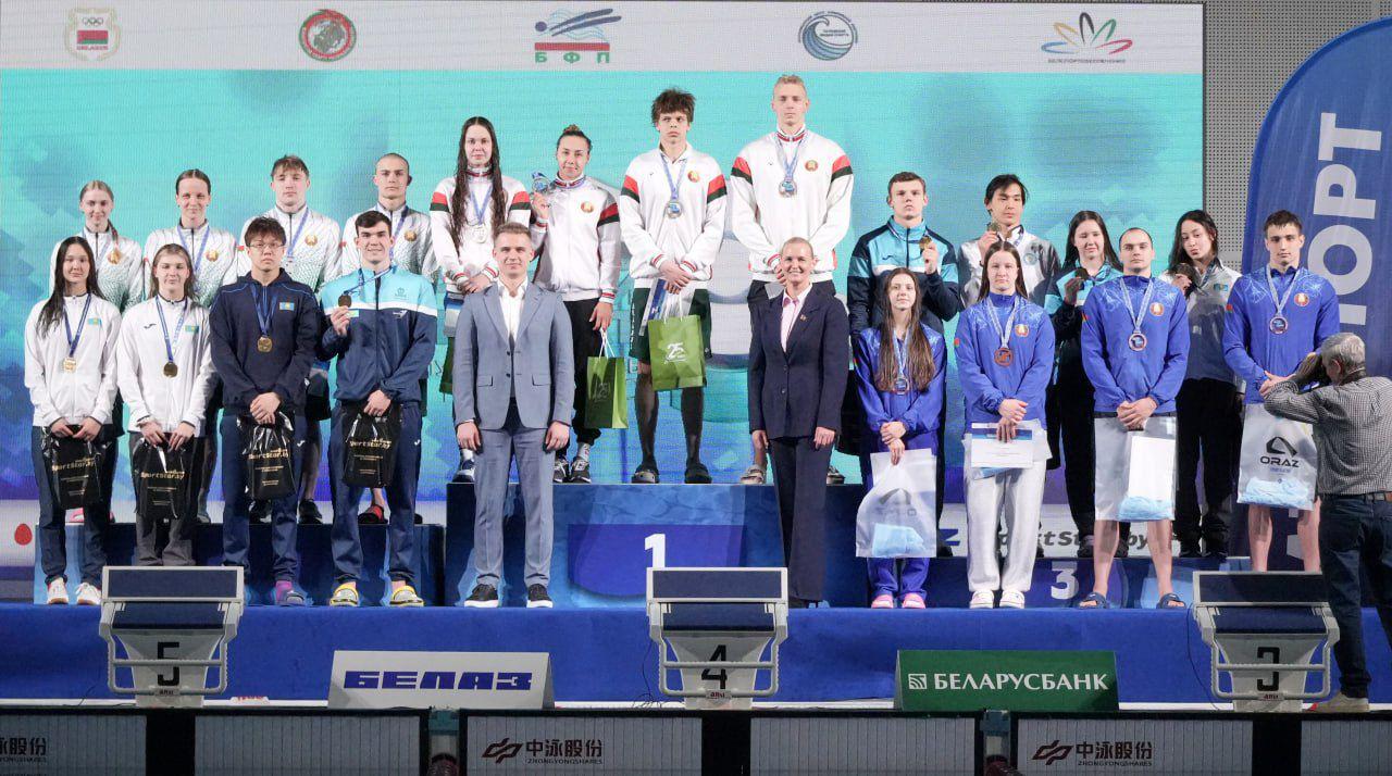 Қазақстандық жүзушілер Минскіде жүлделі орындарға ие болды