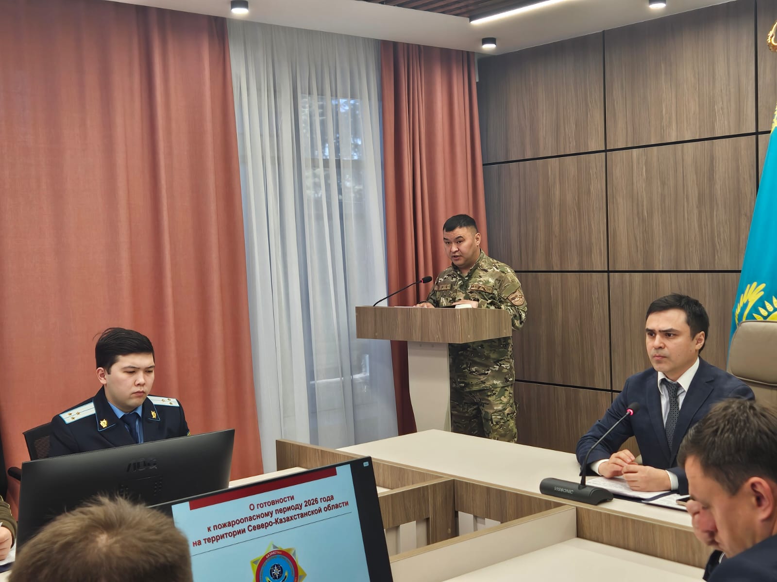 Солтүстік Қазақстан облысында 2026 жылғы өрт қауіпті кезеңге дайындық талқыланды