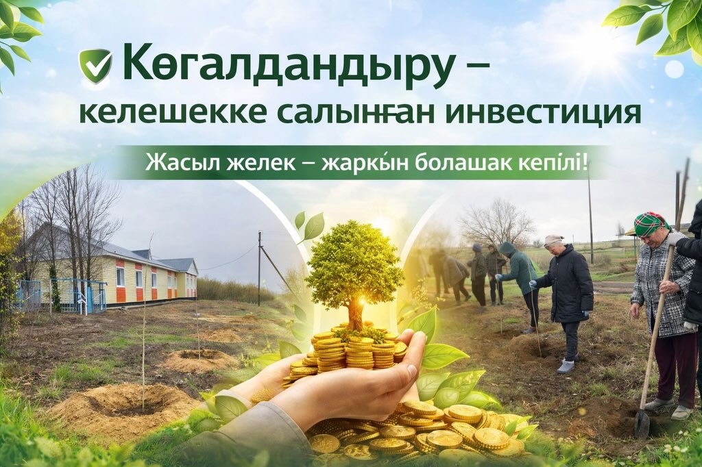 Жасыл желек-жарқын болашақ кепілі