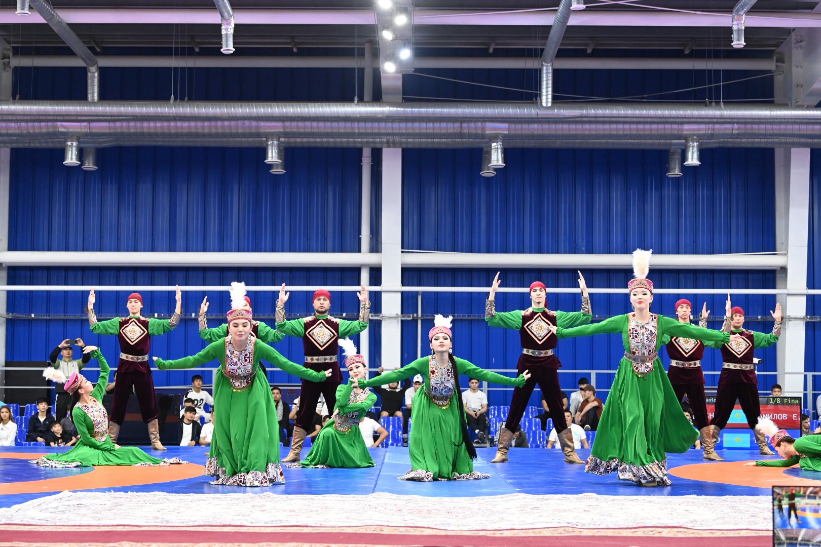 Сыр өңірінде грек-рим күресінен ересектер арасындағы халықаралық доданың ашылу салтанаты өтті