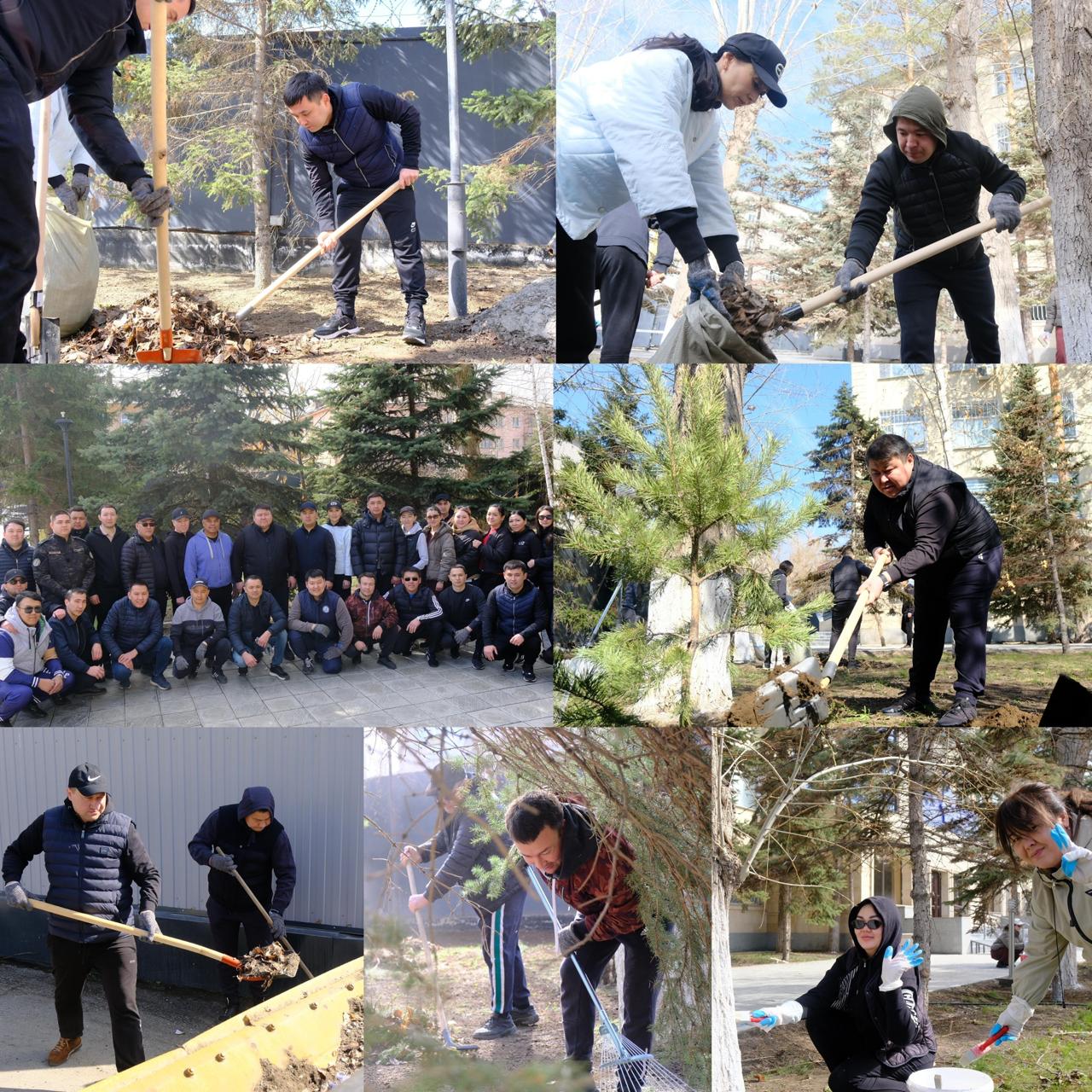 Департамент қызметкерлері «Таза Қазақстан» республикалық акциясын қолдады