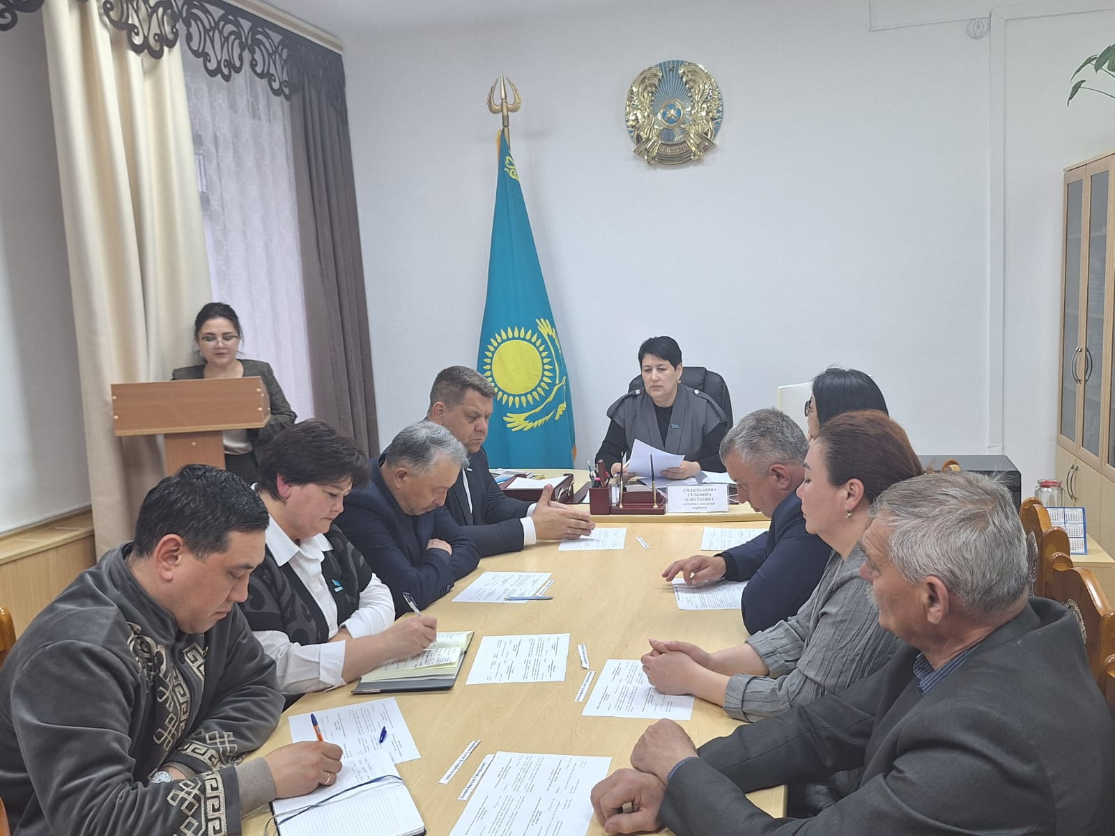 10 сәуір VIII сайланған Шарбақты аудандық мәслихатының 58 кезектен тыс сессиясының отырысы өтті