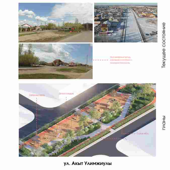 Сарыарқа ауданында бос жерлердің орнына қоғамдық кеңістіктер салынады