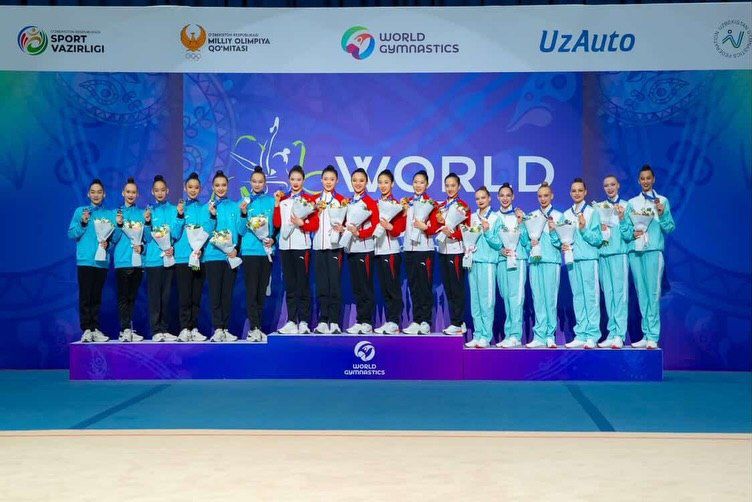 Елордалық көркем гимнасшылар әлем кубогында күміс жүлде жеңіп алды