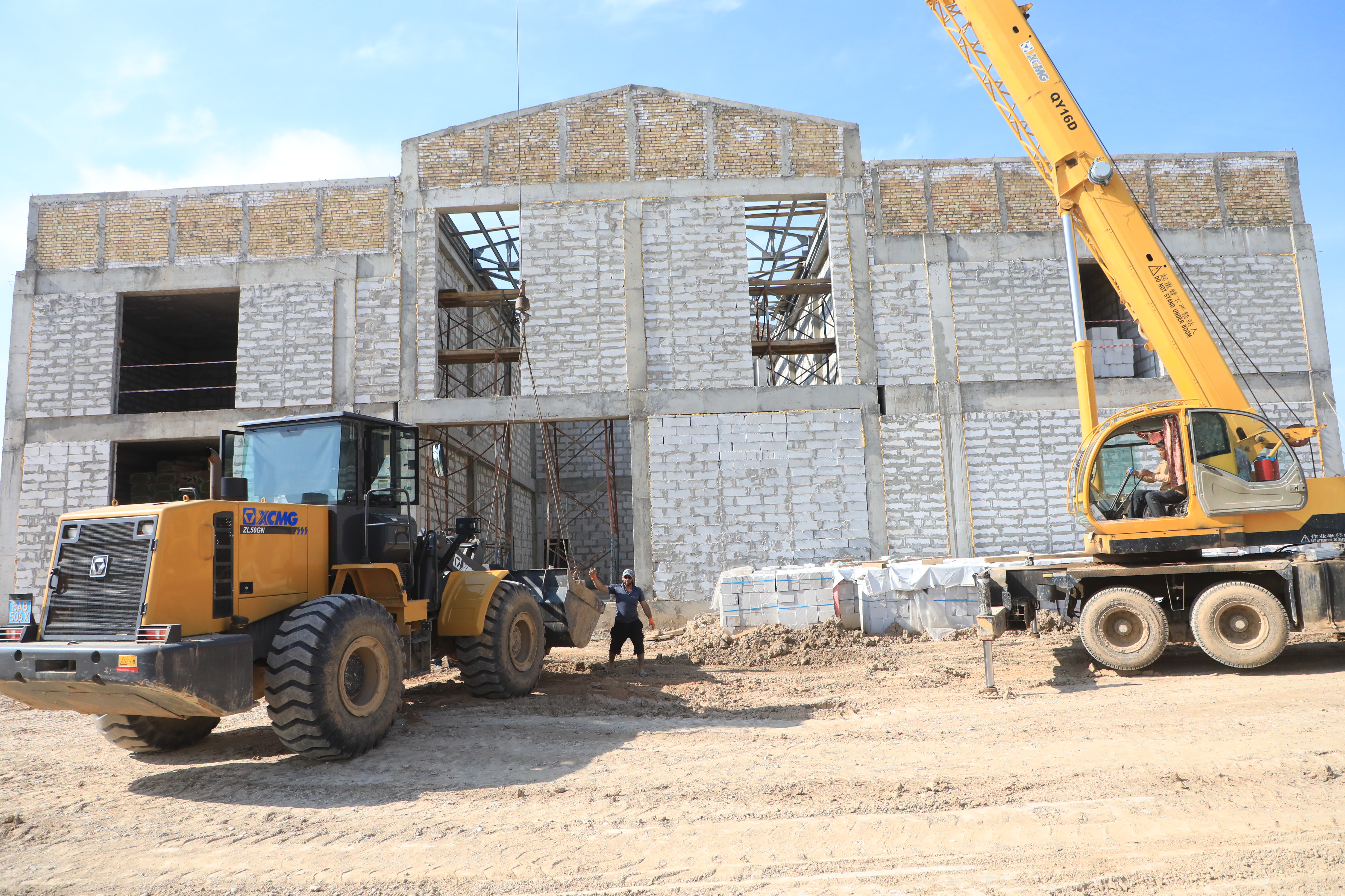 В САРЫАГАШСКОМ РАЙОНЕ ВОЗВОДИТСЯ СОВРЕМЕННЫЙ ЦЕНТР РАЗВИТИЯ НОВОГО ПОКОЛЕНИЯ