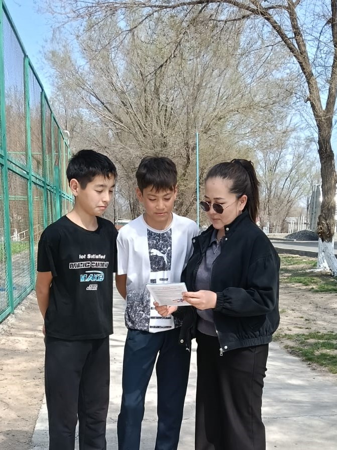 Жанама ауылдық округінде нашақорлықтың алдын алу және салауатты өмір салтын насихаттау мақсатында акция ұйымдастырылды