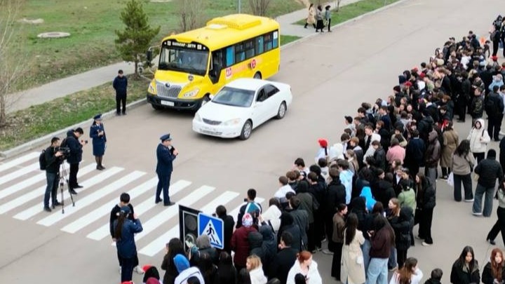 Қостанай облысында балалардың жол қауіпсіздігіне арналған ауқымды акция өткізілді