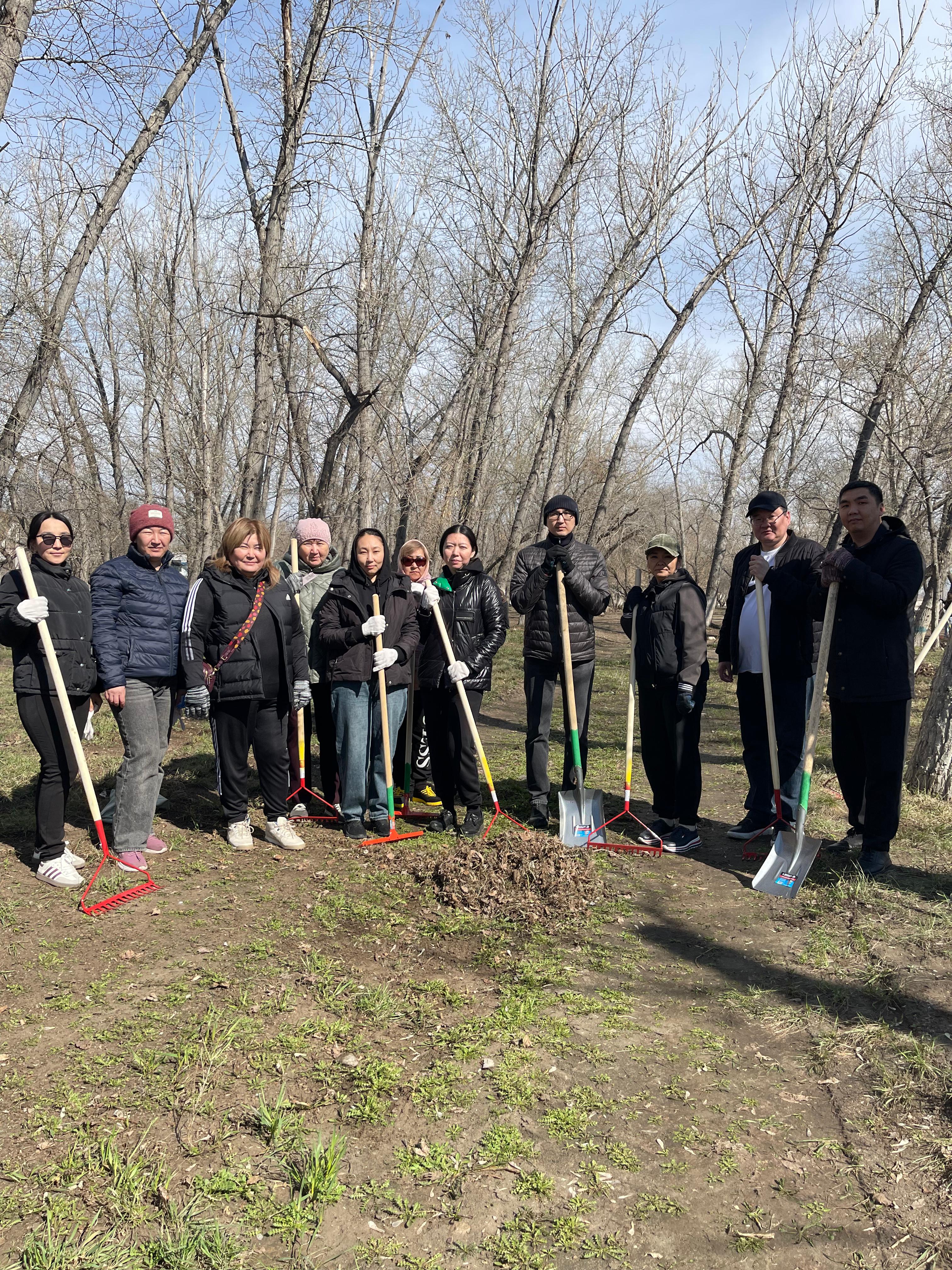 Наше Управлние приняло участие в акции "Таза өлке"