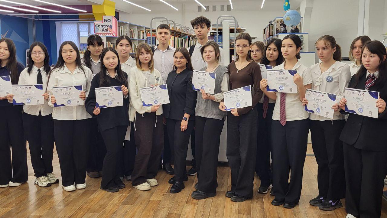 №1 Новоишим орта мектебінің оқушысы облыстық байқауда жүлделі орын иеленді
