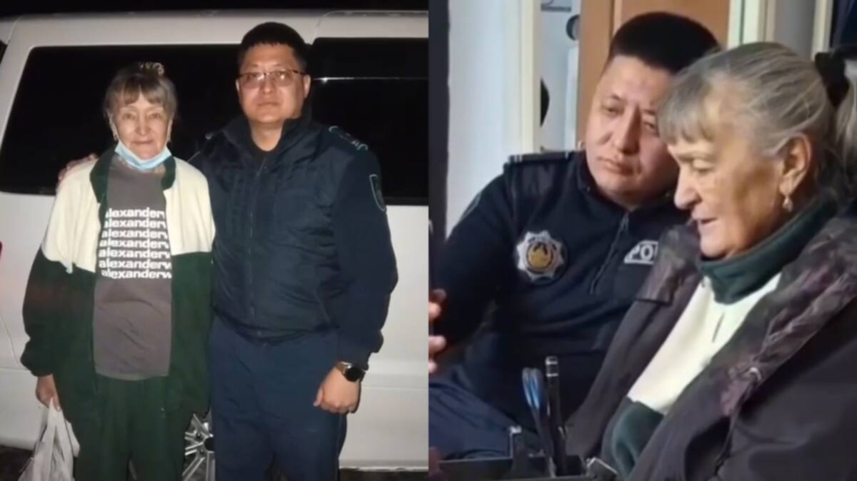 Қамқор жүрек: Ауыл полицейі қарт ананы емдеп, отыз жыл бұрын жоғалтқан балаларымен қауыштырған