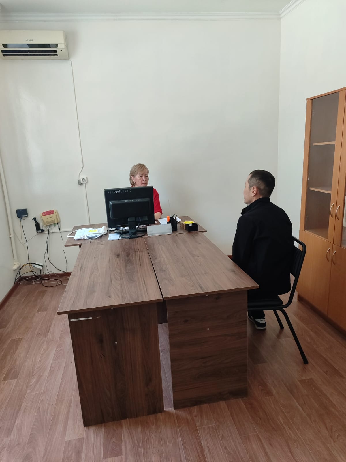 Пробация үйінде  азаматтарды қабылдау