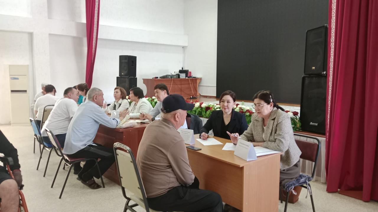 Мүгедектерге арналған оңалту орталығында жеке қабылдау өткізілді.