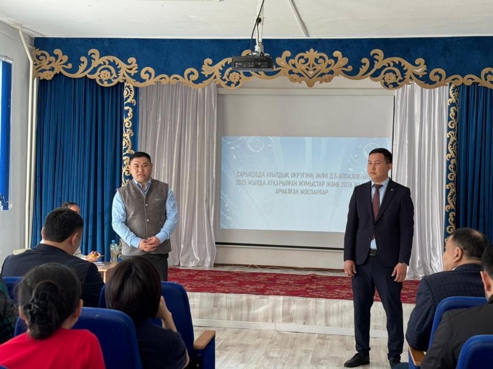 Алға ауданы әкімінің ауыл тұрғындарымен кездесуі