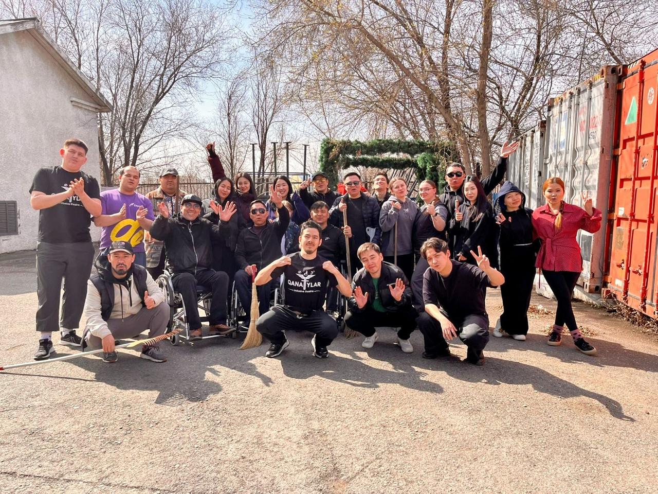 «Тазалық – мәдениет көрінісі»: «Қанаттылар» театры елордалық экобастамаға атсалысты