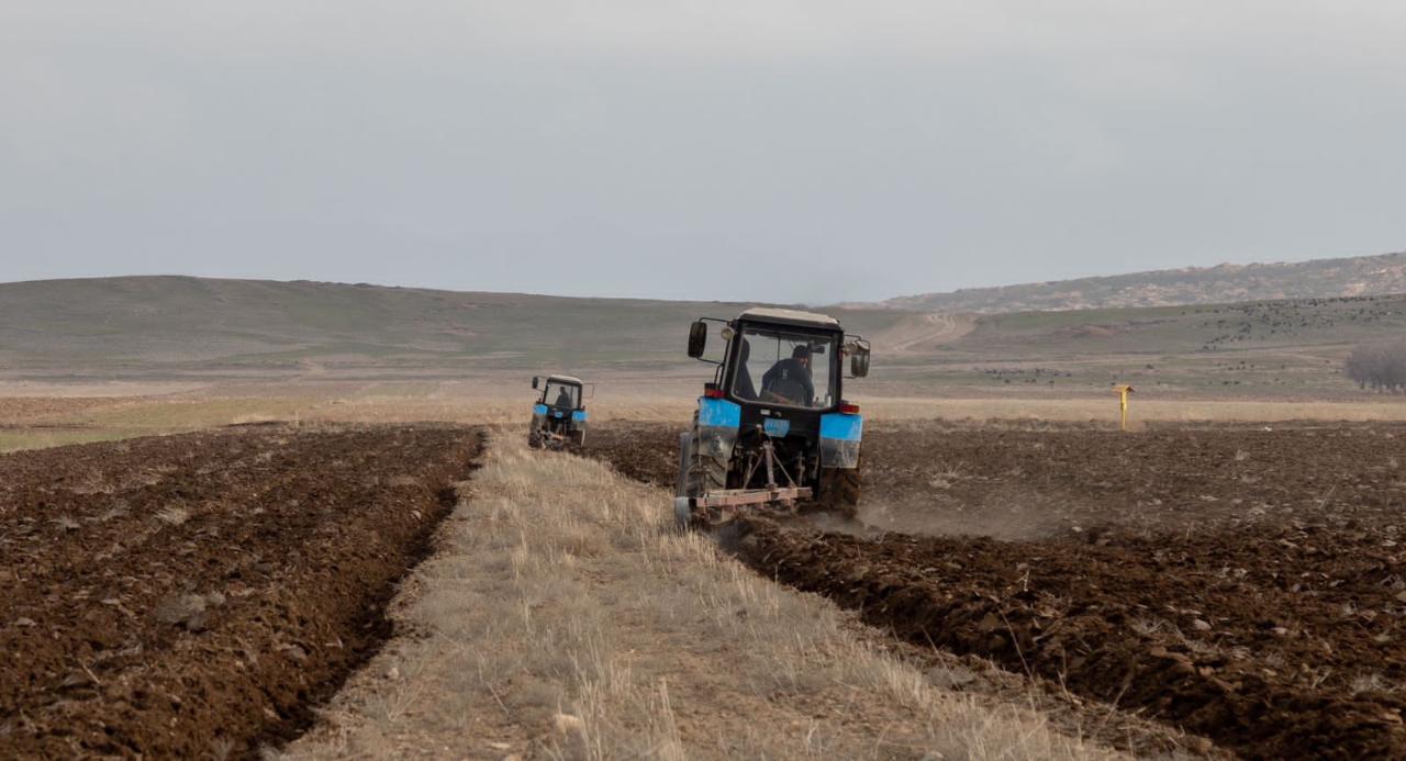 Қызылжар ауылдық округінде көктемгі дала жұмыстары басталды