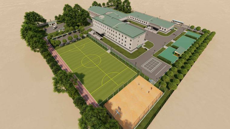 Бозойда 320 орындық мектеп салынып жатыр