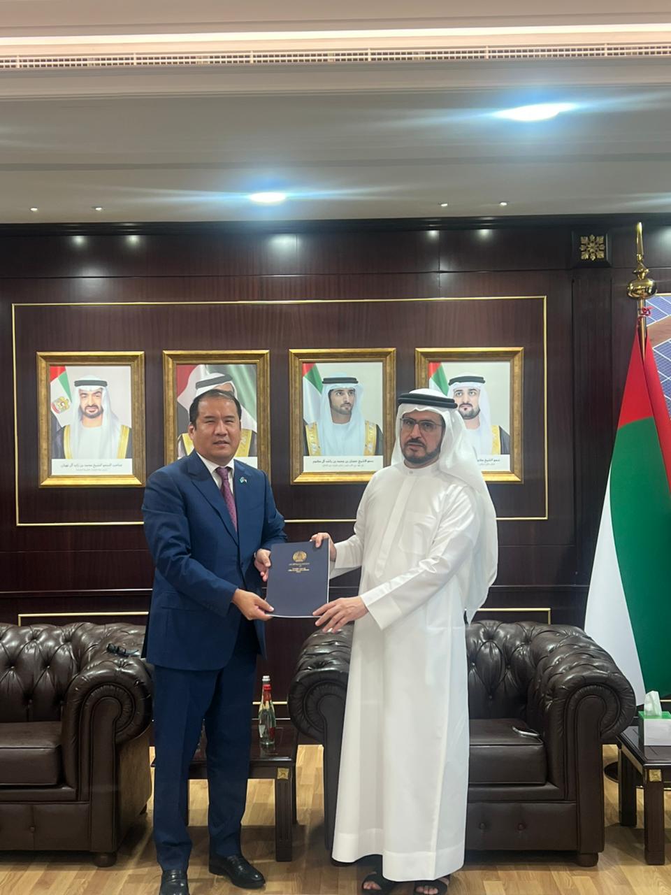 Дубай Электрқуат және су басқармасы (DEWA) бас атқарушы директоры және UAE Water Aid Foundation (Suqia UAE) кеңесінің төрағасы Саид Мохаммед Әл Тайермен кездесу өтті.