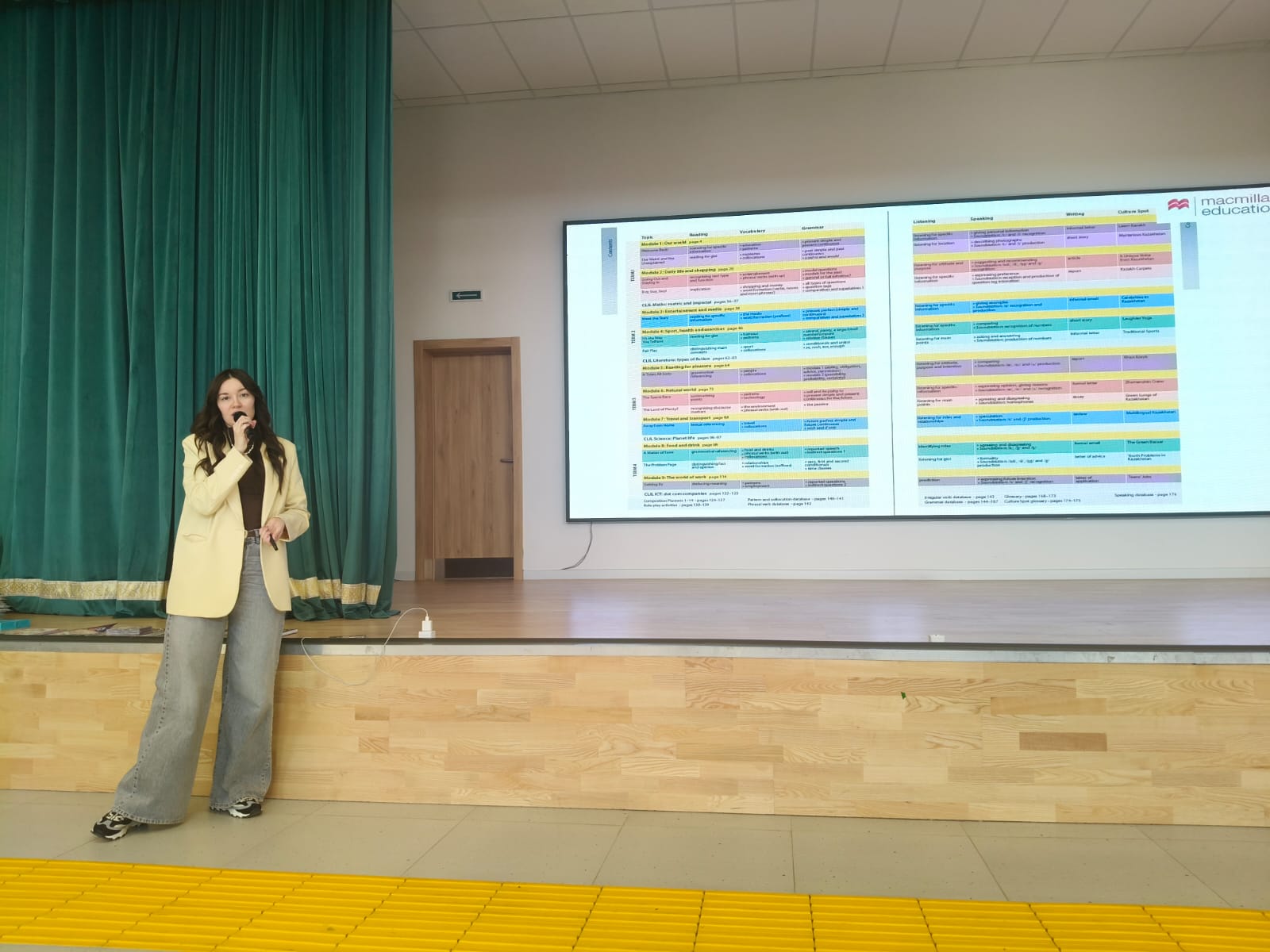 Ағылшын тілі пәні мұғалімдері «Макмилан» баспасының спикерімен кездесті