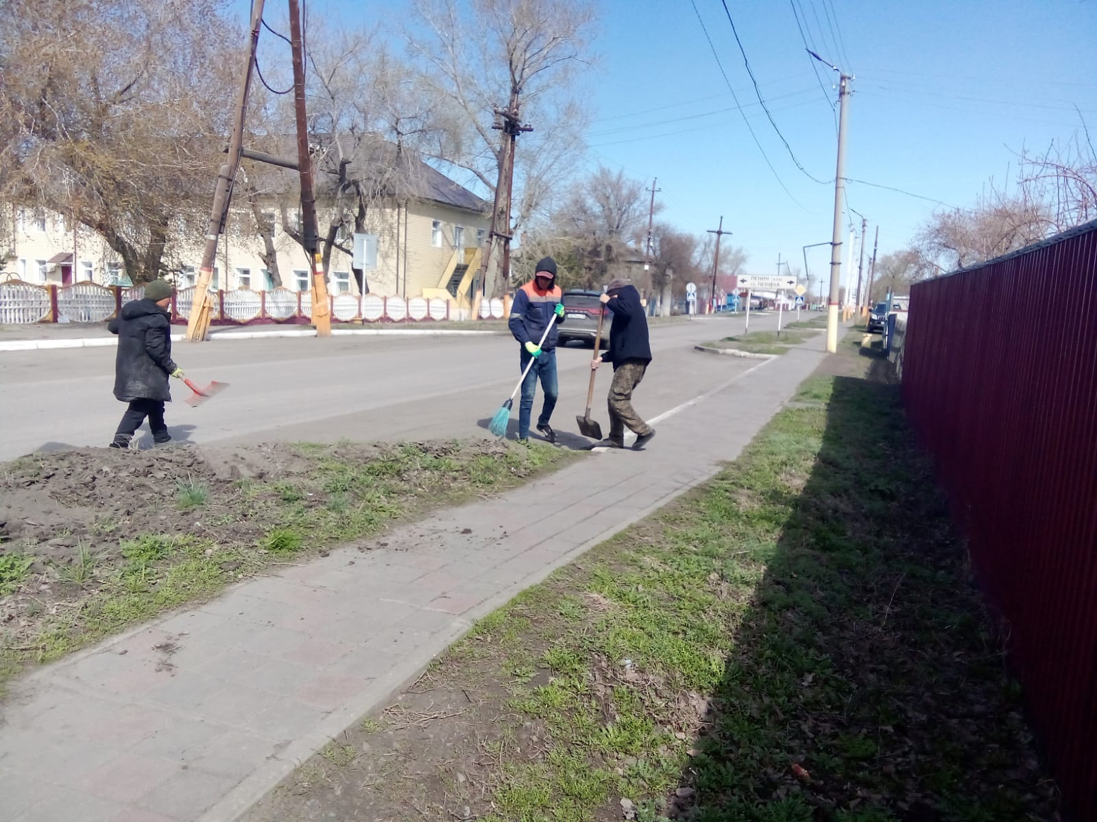 Кавкетаева көшені тазарту