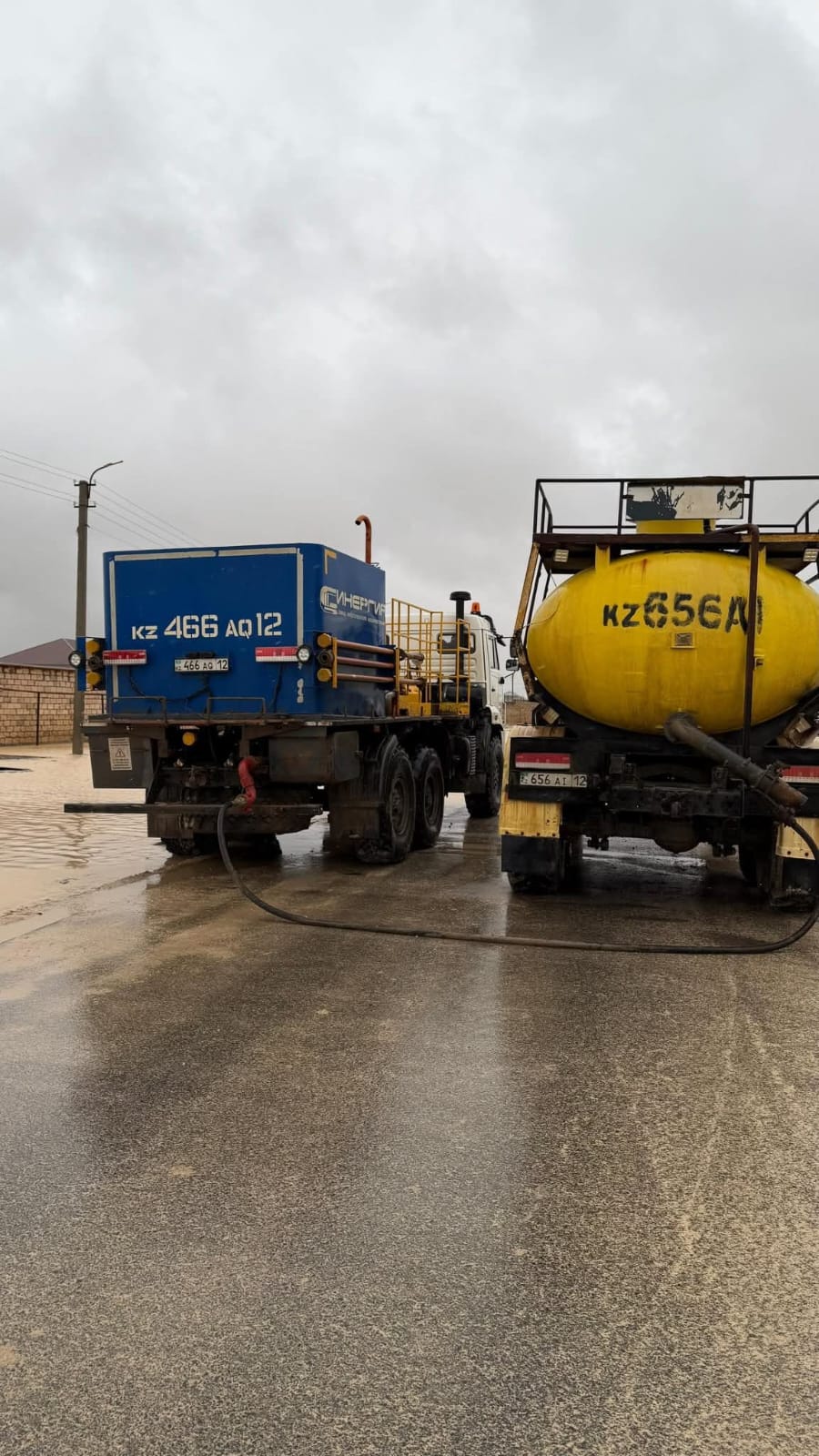 Қарақия ауданында нөсер жаңбыр салдарын жою жұмыстары қарқынды жүргізілуде