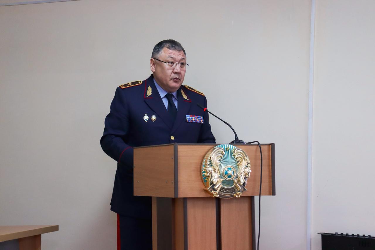 ШҚО Полиция департаментінде мемлекеттік награда иегерлеріне құрмет көрсетілді